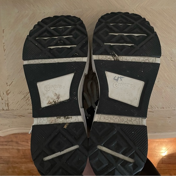 Converse Black and White Platform High-Tops - Picture 5 of 6